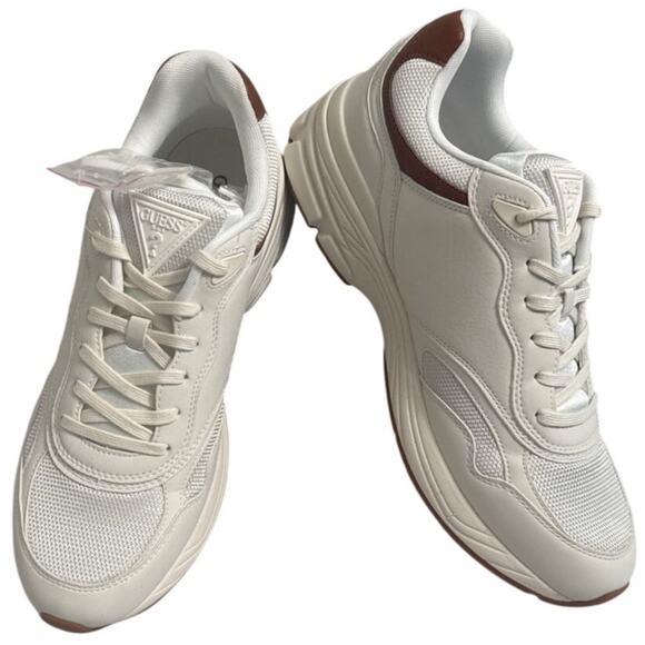 NWB GUESS Men's Palak Sneaker in Ivory Size 13M - Picture 3 of 11